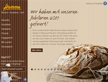 Tablet Screenshot of hamma.de
